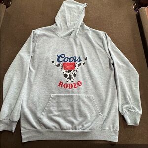 Coors Banquet Gray Hoodie for Men